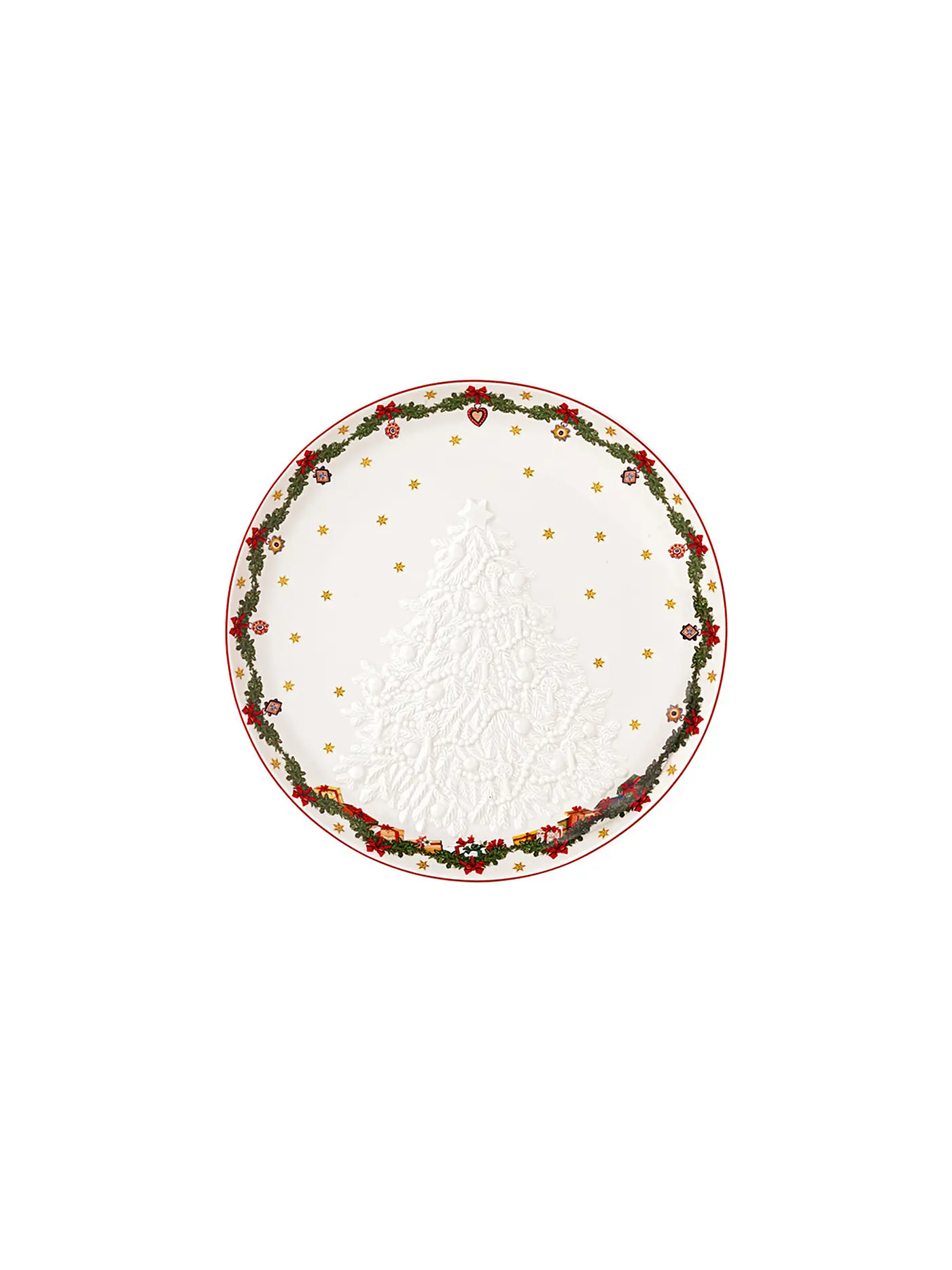 VILLEROY & BOCH | Toy's Fantasy Schale mit Schneemann Relief 26x24,5x4,4cm | 